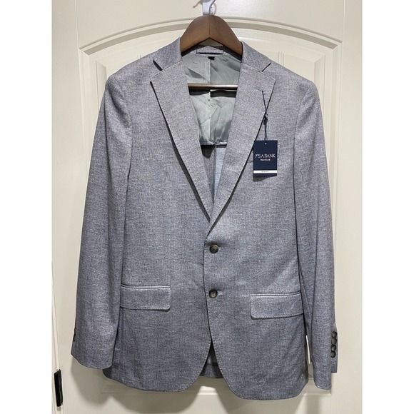 Jos. A. Bank Other - Jos. A. Bank Slim Fit Travler Coat Blazer 40L Beige/Oatmeal Double Vented